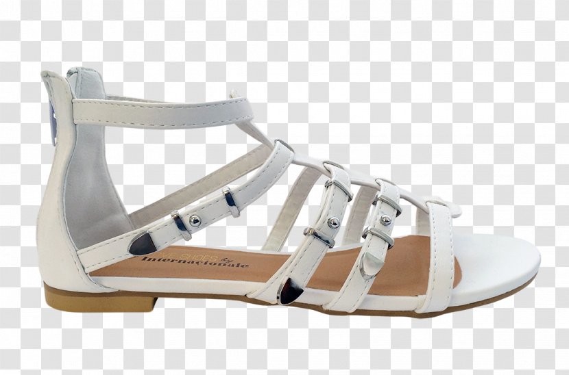 Sandal Wedge Shoe Buckle - Beige Transparent PNG