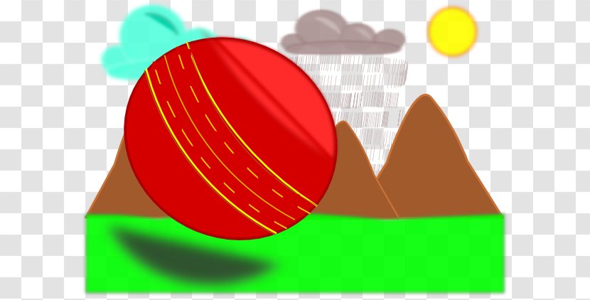 Clip Art - Graphic Arts - Cricket Ball Transparent PNG