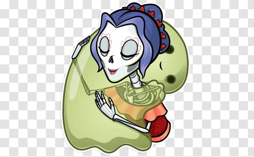 La Calavera Catrina Sticker Clip Art - Mythical Creature Transparent PNG