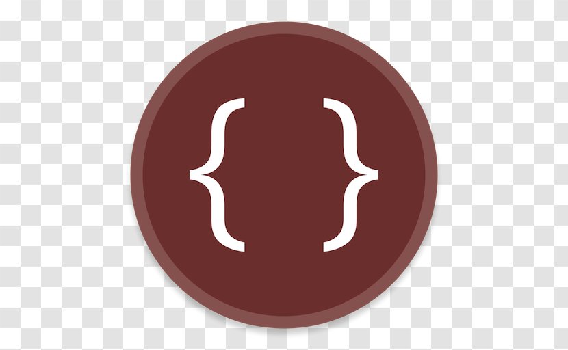 Product Design Maroon Font - Symbol - Curly Bracket Transparent PNG