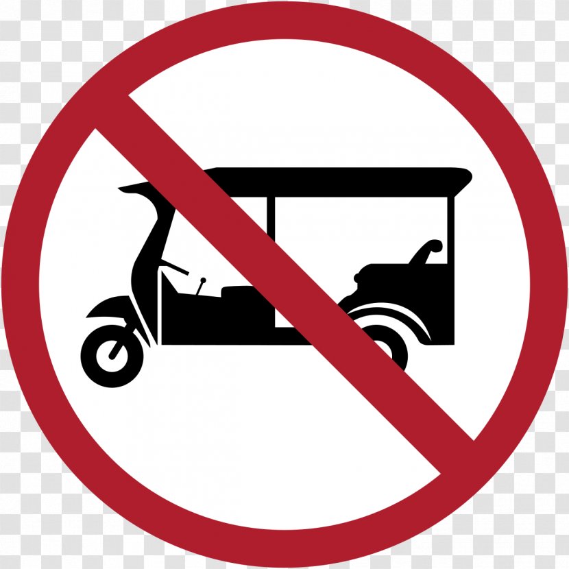 Sign Door Hanger Clip Art - Brand - Prohibition Of Vehicles Transparent PNG