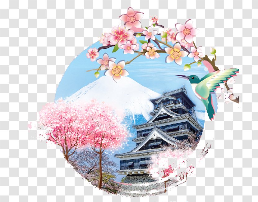 Japan National Cherry Blossom Festival - Japanese Blossoms Transparent PNG