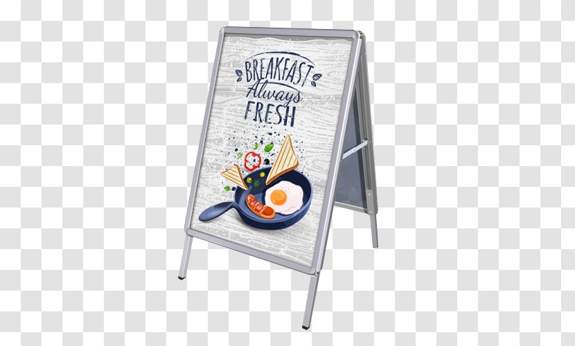 Poster Advertising Street Easel Message - Food - Bd Transparent PNG