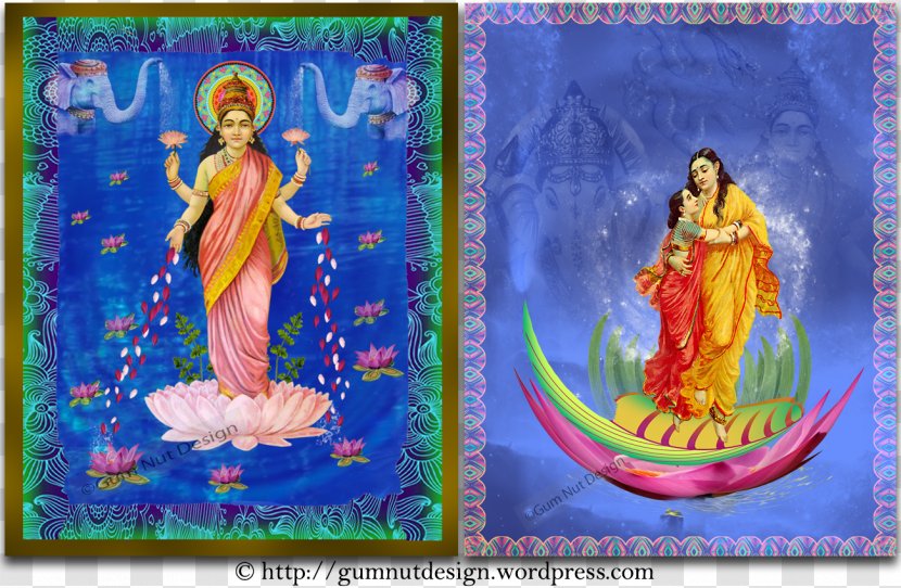 Upanishads Artist Trading Cards Painting Collage - Mythical Creature - Happy Holi Transparent PNG