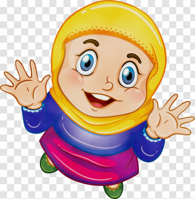 Cartoon Happy Child Finger Pleased Transparent PNG