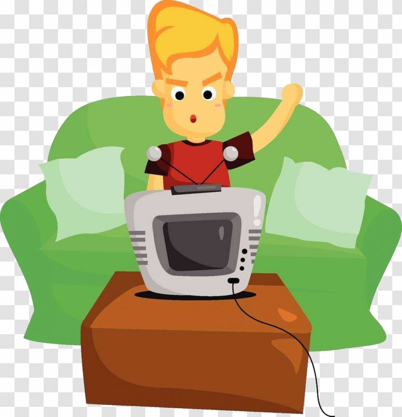 Television Stock Photography Clip Art - Play - Men Watch TV Transparent PNG