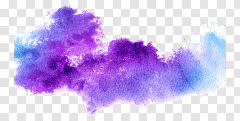 Gallery Wrap Watercolor Painting Violet Canvas Desktop Wallpaper - Purple Transparent PNG