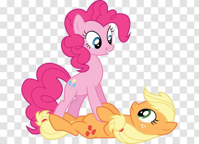 Pony Apple Pie Pinkie Custard Tart - Heart Transparent PNG