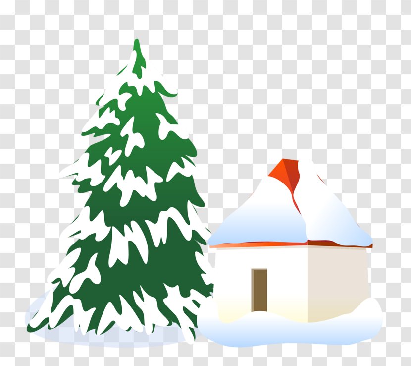 Snow Pine Clip Art - Christmas Transparent PNG