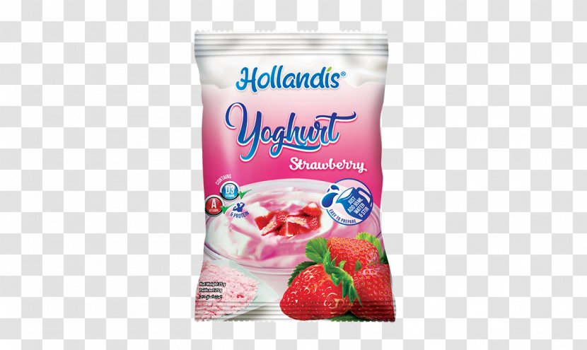 Strawberry Yoghurt Cream Powdered Milk - Fruit Transparent PNG