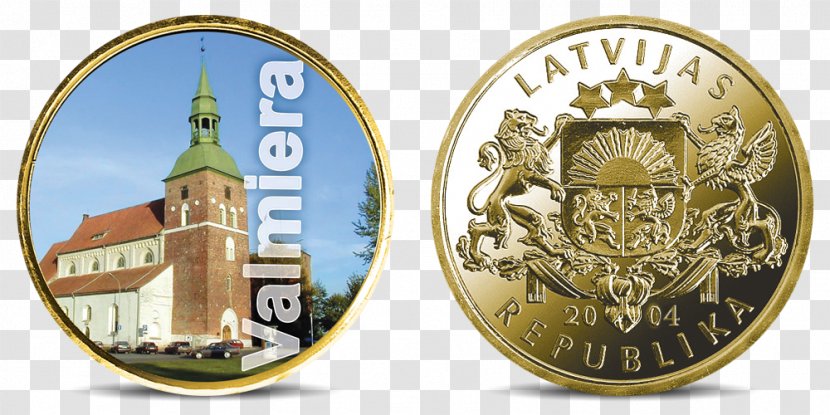 5 Lats Coin Latvian Bank Of Latvia - Currency Transparent PNG