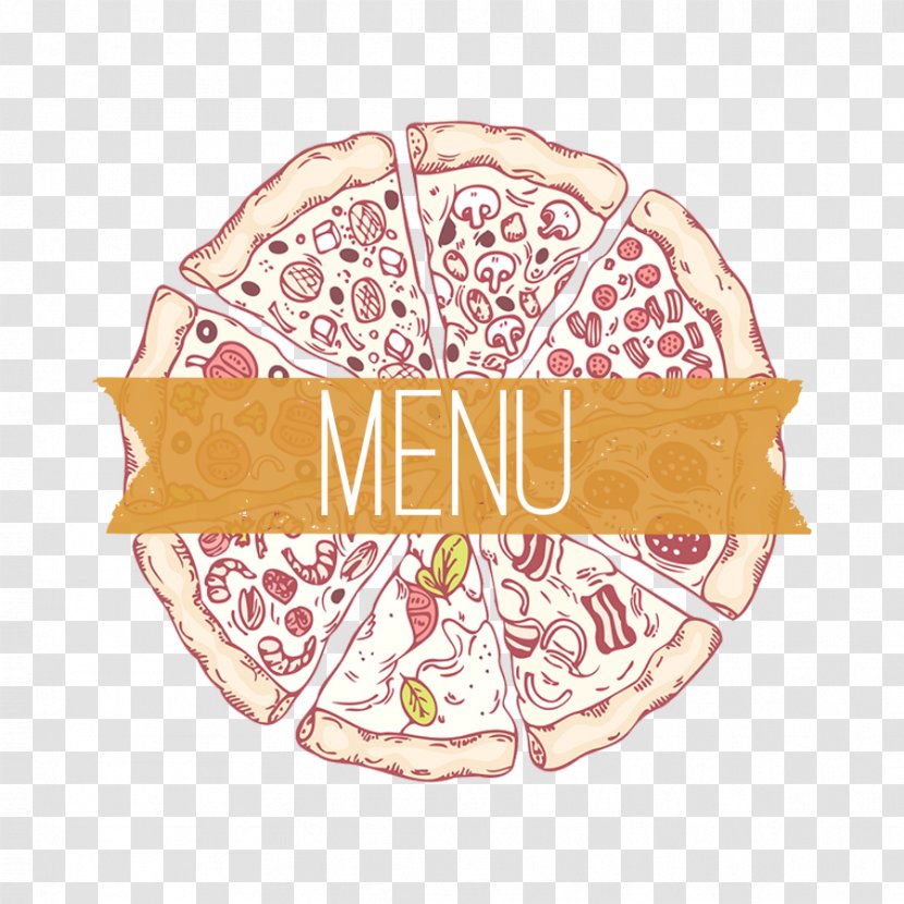 Vector Graphics Royalty-free Drawing Illustration - Menus Pizza Transparent PNG