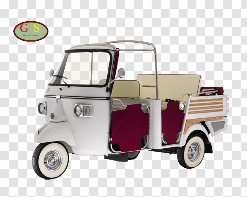 Piaggio Ape Car Auto Rickshaw Scooter - Brombakfiets Transparent PNG
