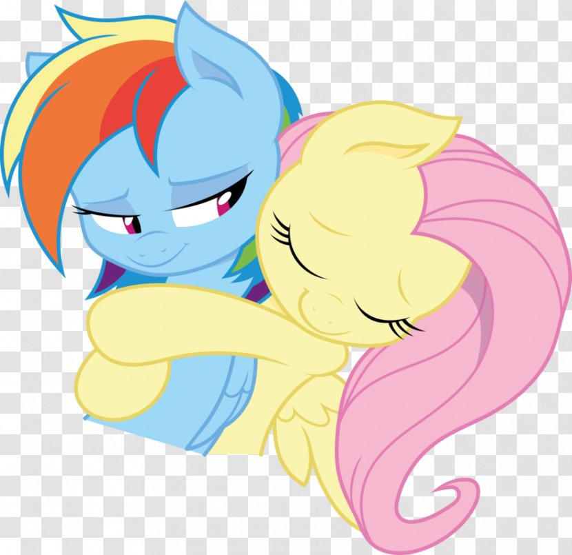 Rainbow Dash Twilight Sparkle Princess Celestia Pony Hug - Cartoon - Pictures Of Hugging Transparent PNG