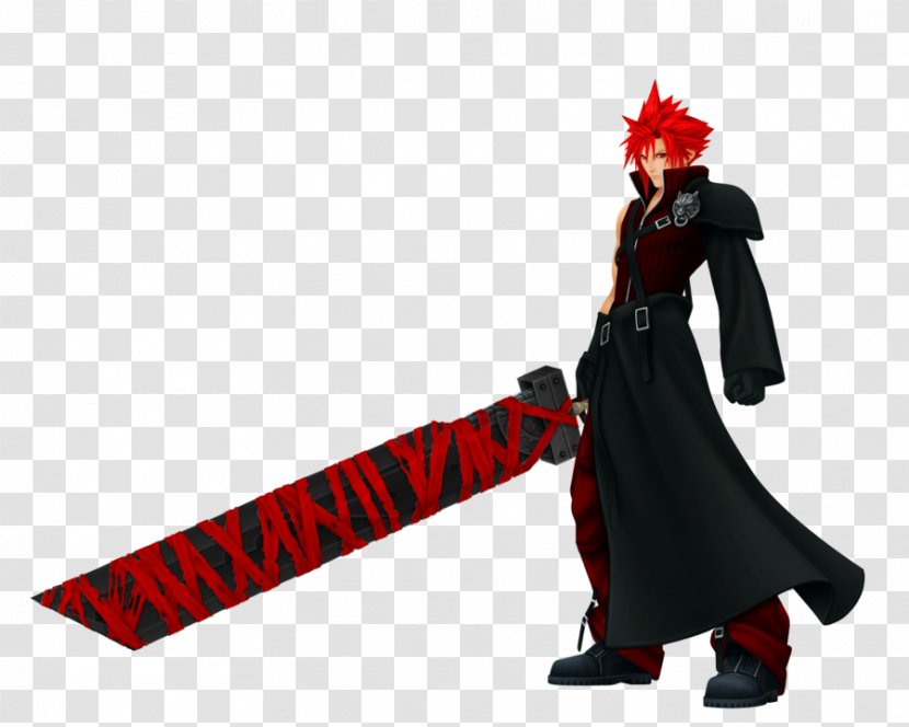 Final Fantasy VII Kingdom Hearts III Hearts: Chain Of Memories Cloud Strife - Action Figure Transparent PNG