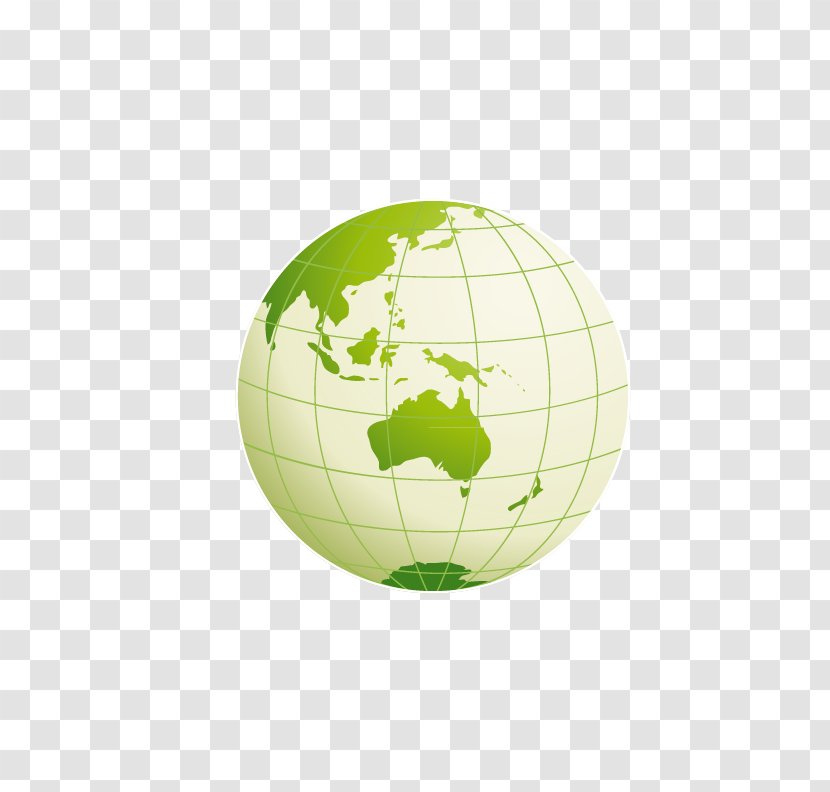 Earth Globe - Planet - Green Buckle-free Material Transparent PNG