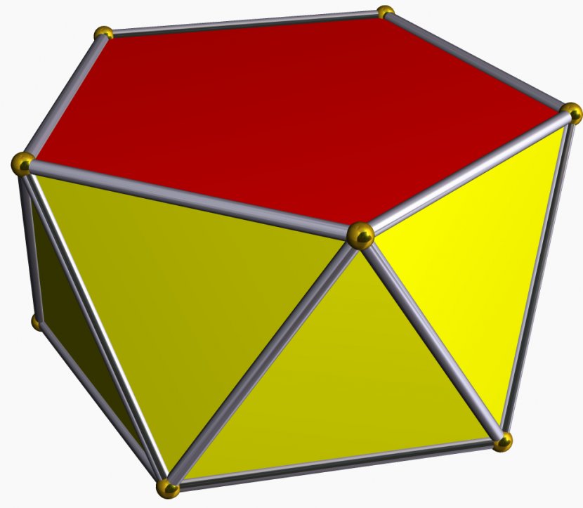 Pentagonal Antiprism Pyramid - Hexagon - Face Transparent PNG