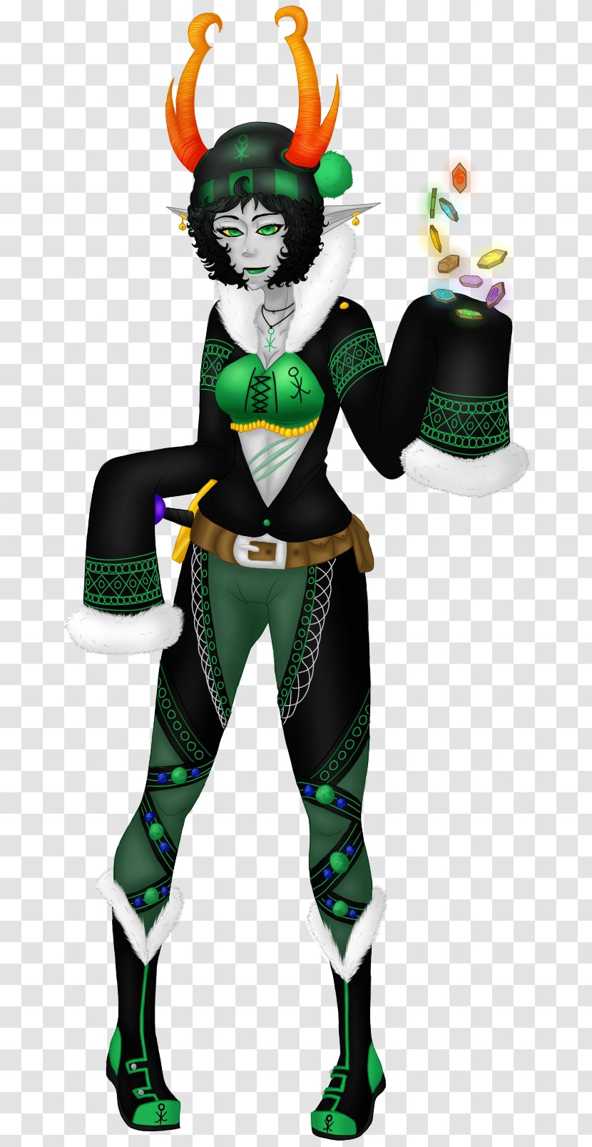 Costume Design Green Legendary Creature - Jade Rabbit Transparent PNG
