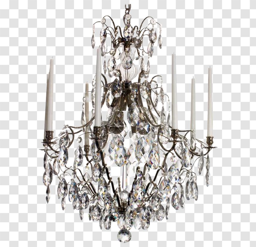 Chandelier Light Baroque Candle Rococo - Lamp Transparent PNG