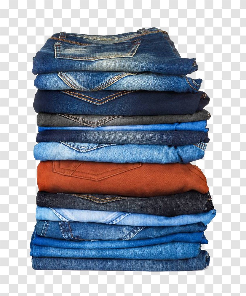 Jeans T-shirt Clothing Stock Photography - Stockxchng - A Pile Of Folded Transparent PNG