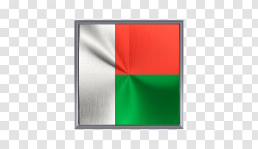 Flag Of Madagascar Stock Photography - India - Metal Square Transparent PNG