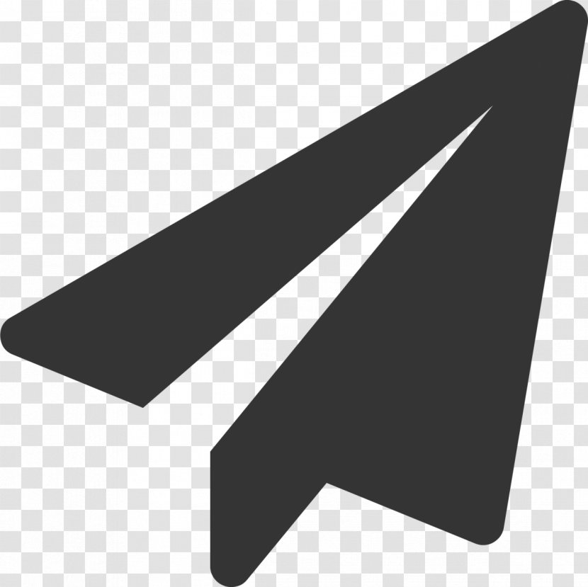 Symbol - Font Awesome - Paper Plane Transparent PNG