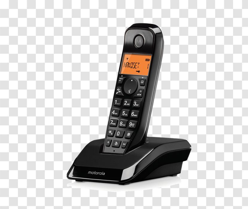 Motorola StarTAC Digital Enhanced Cordless Telecommunications Telephone Home & Business Phones - Answering Machine - Communication Device Transparent PNG
