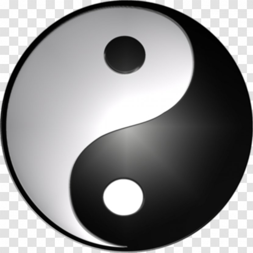 Yin And Yang Symbol 3D Computer Graphics - 3d Transparent PNG