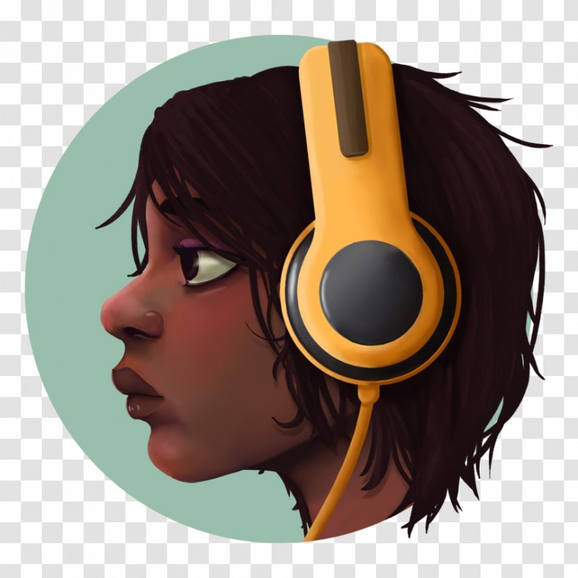 Headphones Nose Hearing - Head Transparent PNG