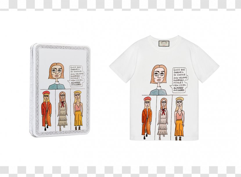 Gucci Fashion T-shirt Illustrator - Alessandro Michele Transparent PNG