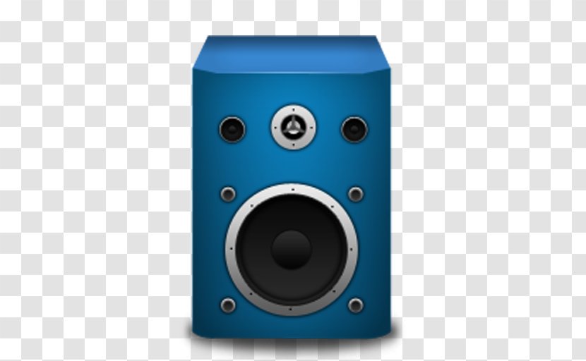 Computer Speakers Subwoofer Sound Loudspeaker Enclosure Studio Monitor - Silhouette - Speaker Transparent PNG
