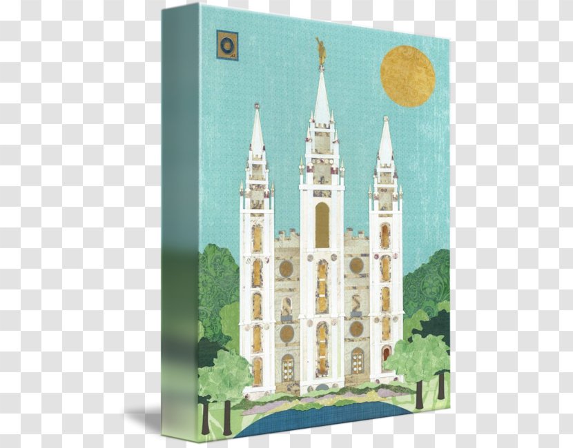 Temple Middle Ages Steeple Gallery Wrap Medieval Architecture - Spire Inc - Lds Transparent PNG