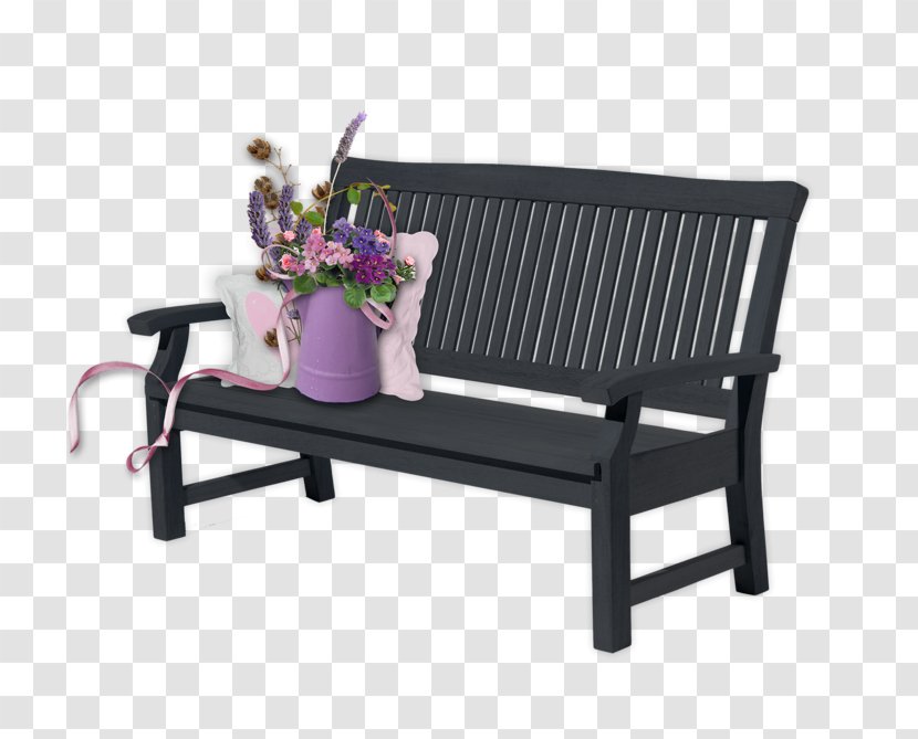 Summer Spring Bench Centerblog - Cartoon - Flowers On A Black Chair Transparent PNG