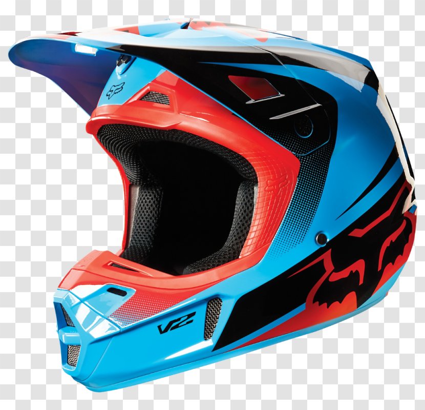 Motorcycle Helmets Racing Helmet Fox - Visor - Race Transparent PNG