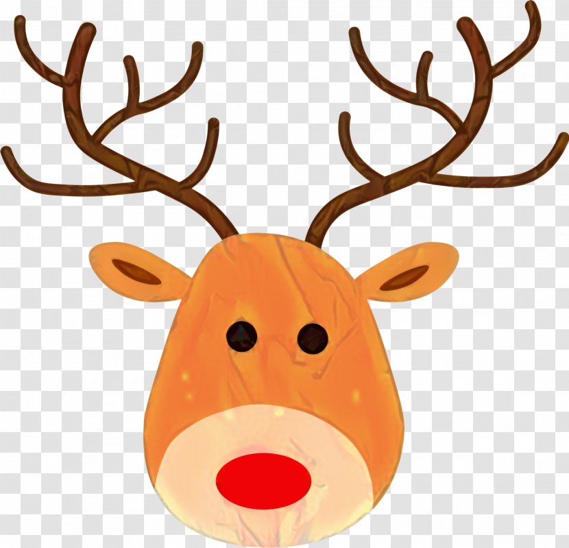 Santa Claus's Reindeer Rudolph Christmas Day - Envelope - Sticker Transparent PNG