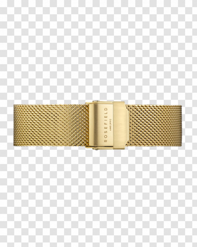 Gold Watch Tribeca Bracelet ROSEFIELD The West Village - Strap Transparent PNG