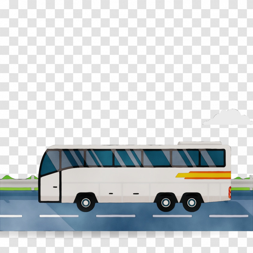 Transport Vehicle Bus Car Commercial Vehicle Transparent PNG