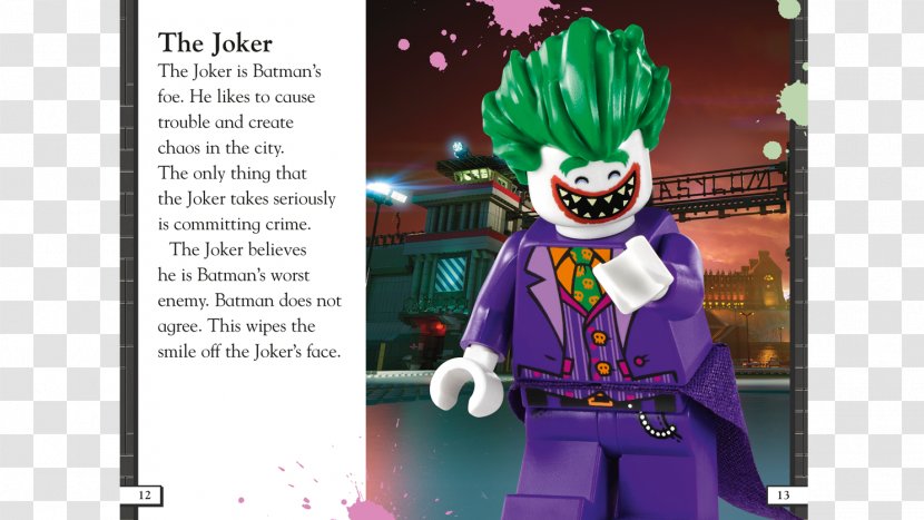 Joker Rise Of The Rogues Batman Batgirl LEGO - Lego Minifigure Transparent PNG