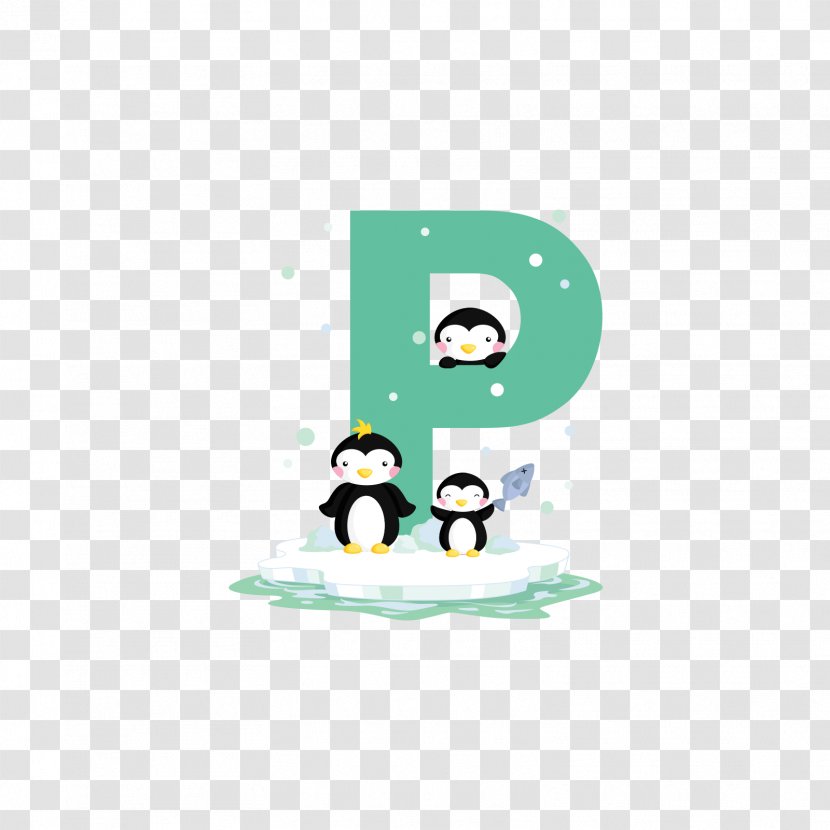 Letter Alphabet Clip Art - Sticker - Penguin P Transparent PNG