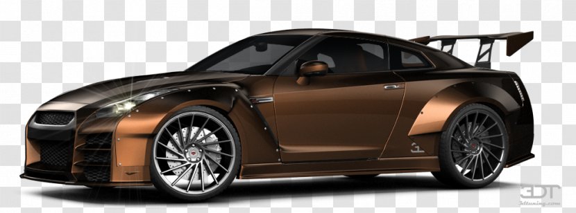 Nissan GT-R Mid-size Car Rim Alloy Wheel - Automotive Tire Transparent PNG