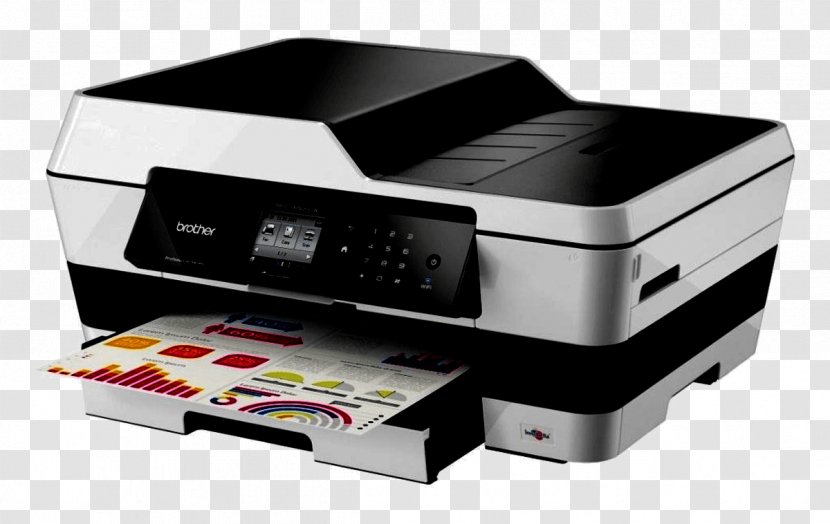 Multi-function Printer Inkjet Printing Brother Industries Transparent PNG