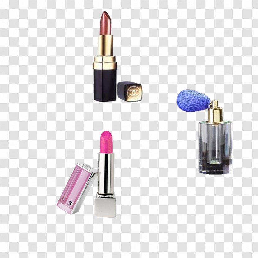 Lipstick Cosmetics Face Powder Make-up - Makeup Transparent PNG