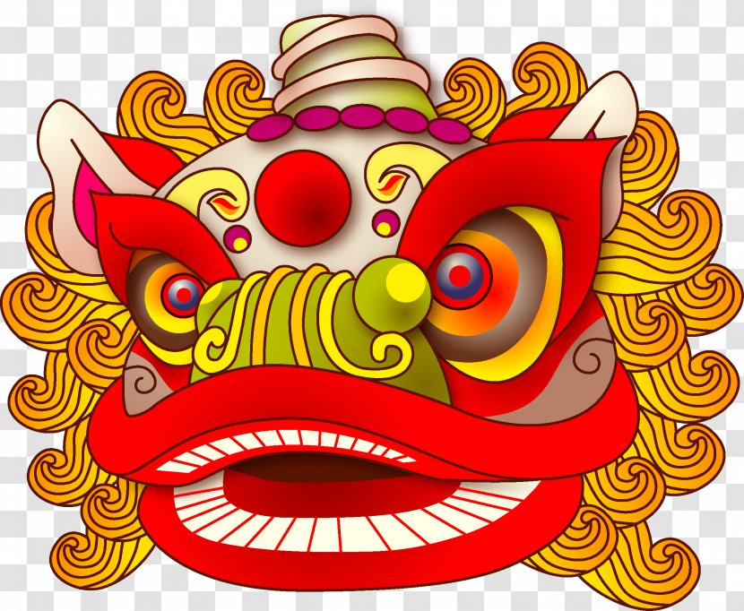 Lionhead Lion Dance Clip Art - Chinese New Year Transparent PNG