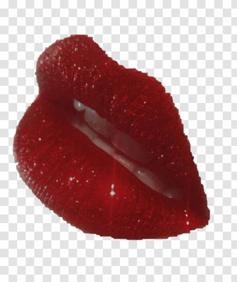 Lips Cartoon - Lip Gloss - Coquelicot Carmine Transparent PNG