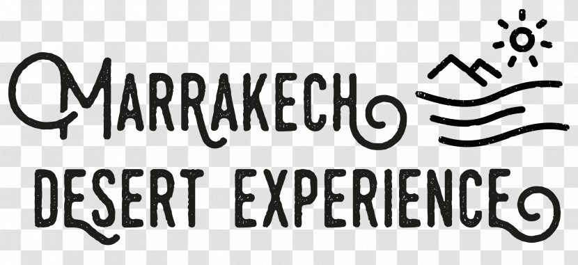 Morocco Tours Marrakesh Font Camel Logo - Black And White Transparent PNG