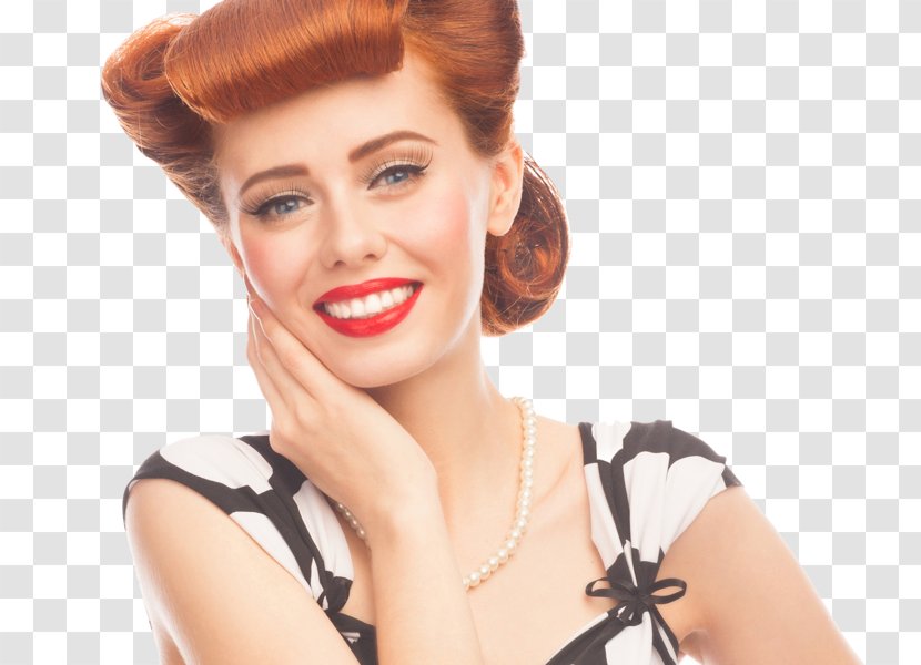 1950s 1960s Hairstyle Fashion - Bob Cut - Hair Transparent PNG