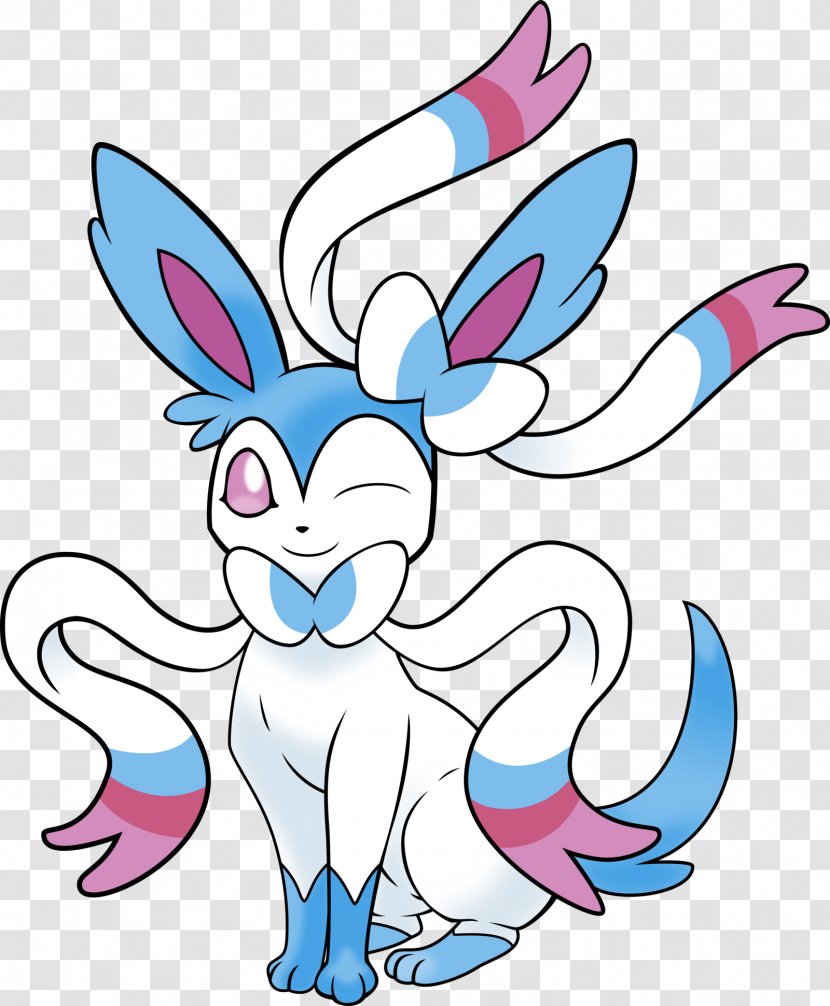 Sylveon Pokémon Eevee Drawing Pikachu - Mew - Pokemon Transparent PNG