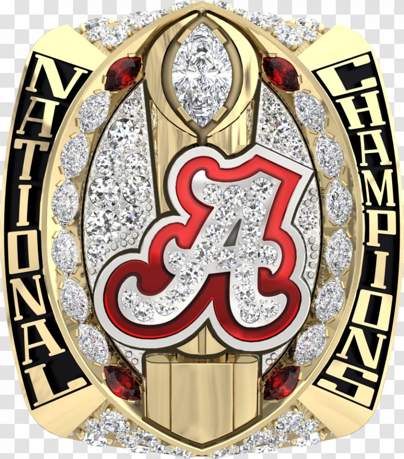 Alabama Crimson Tide Football University Of BCS National Championship Game NCAA Men's Division I Basketball Tournament - Ring - American Transparent PNG