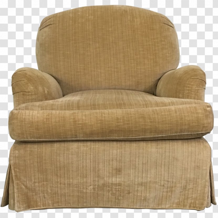 Slipcover Club Chair Couch Recliner - Striated Transparent PNG