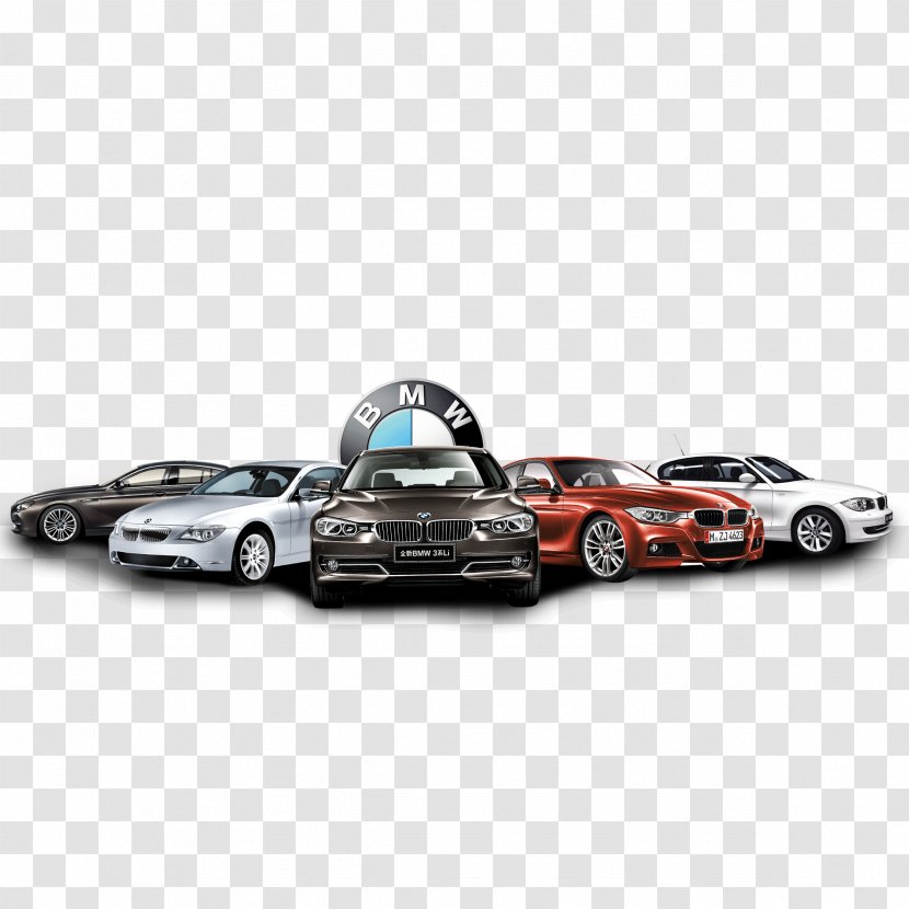 Car BMW Luxury Vehicle MINI Audi - Motor - A Row Of Cars Business Vehicles Transparent PNG